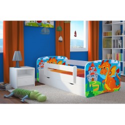 Postelja Babydreams Zmaj in grad